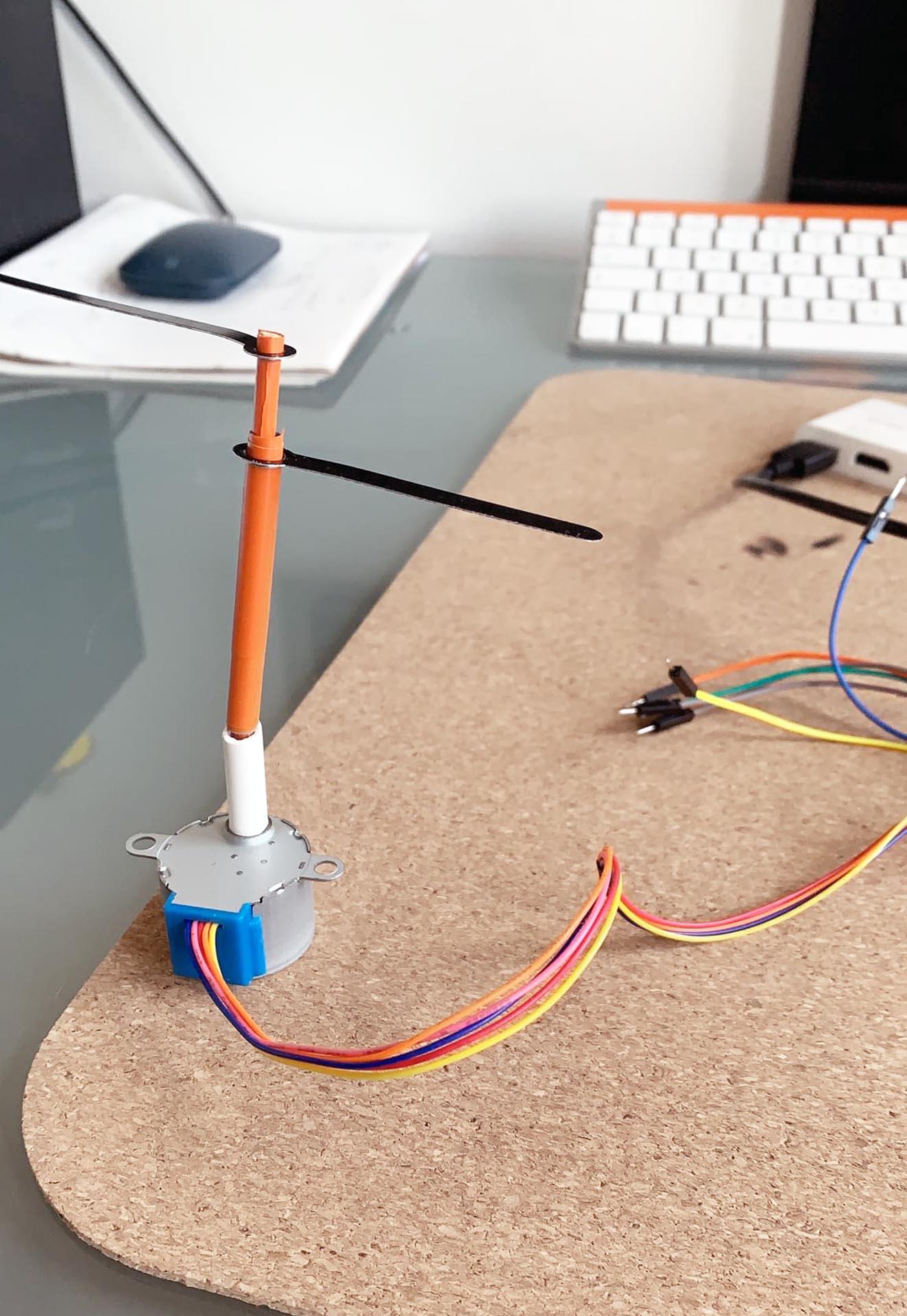 Clock hands controller
