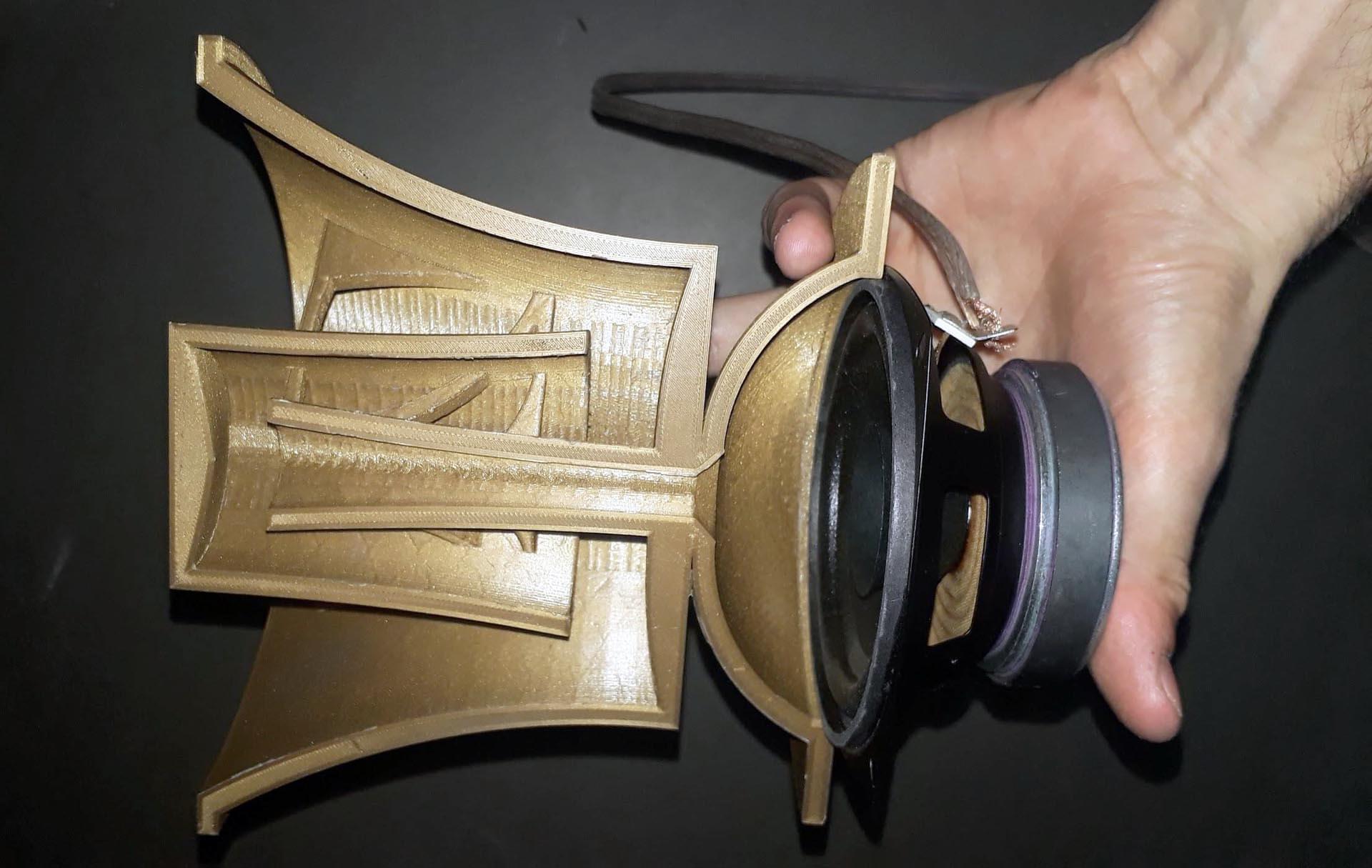 3D printed speaker