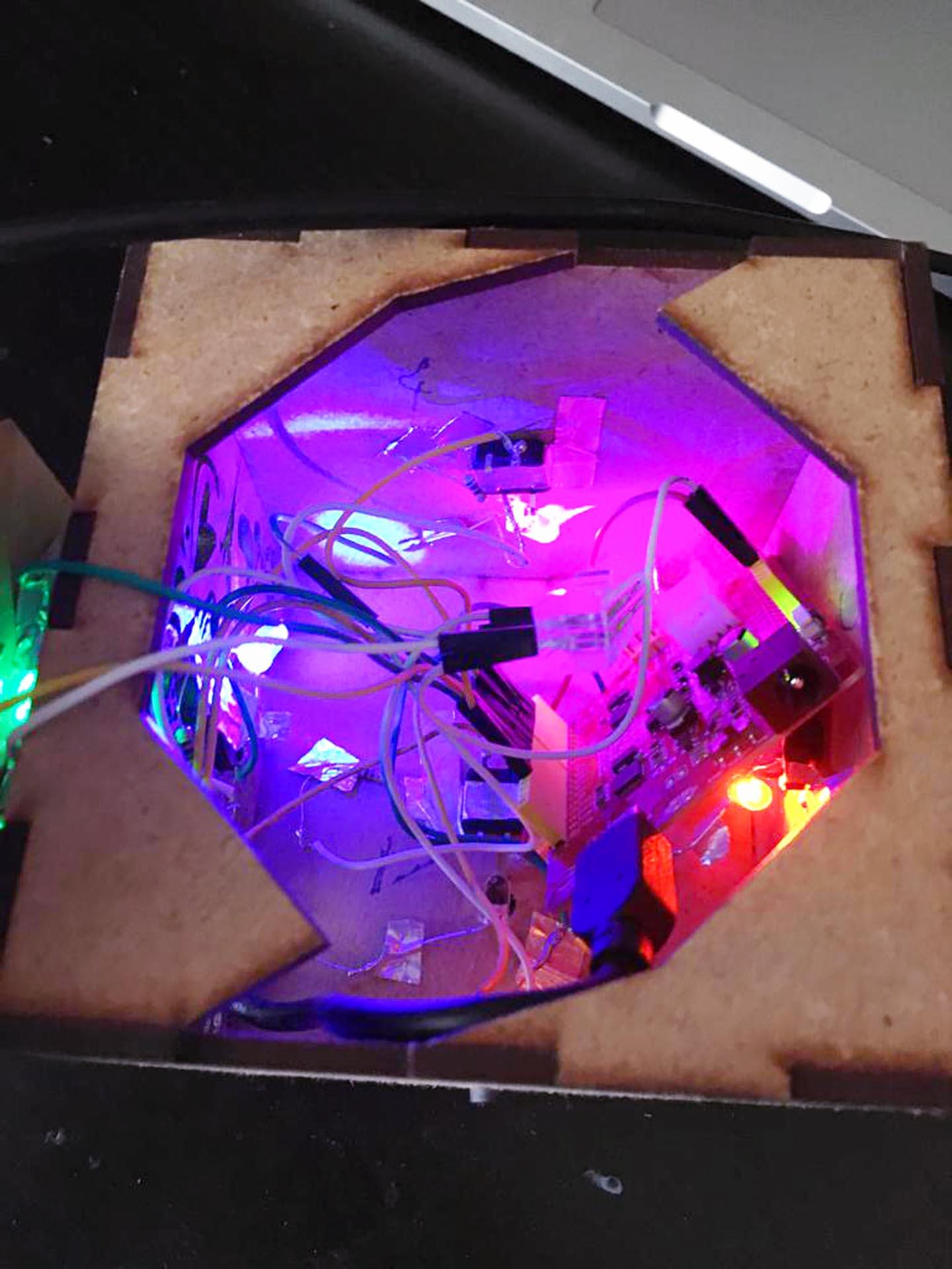 Top view wiring